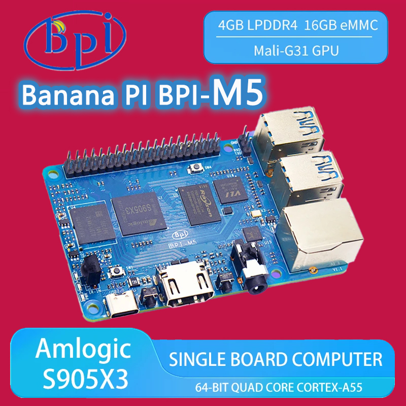 Banana Pi Bpi-M5 - Banane PI BPI-M5 Amlogic S905X3 Quad