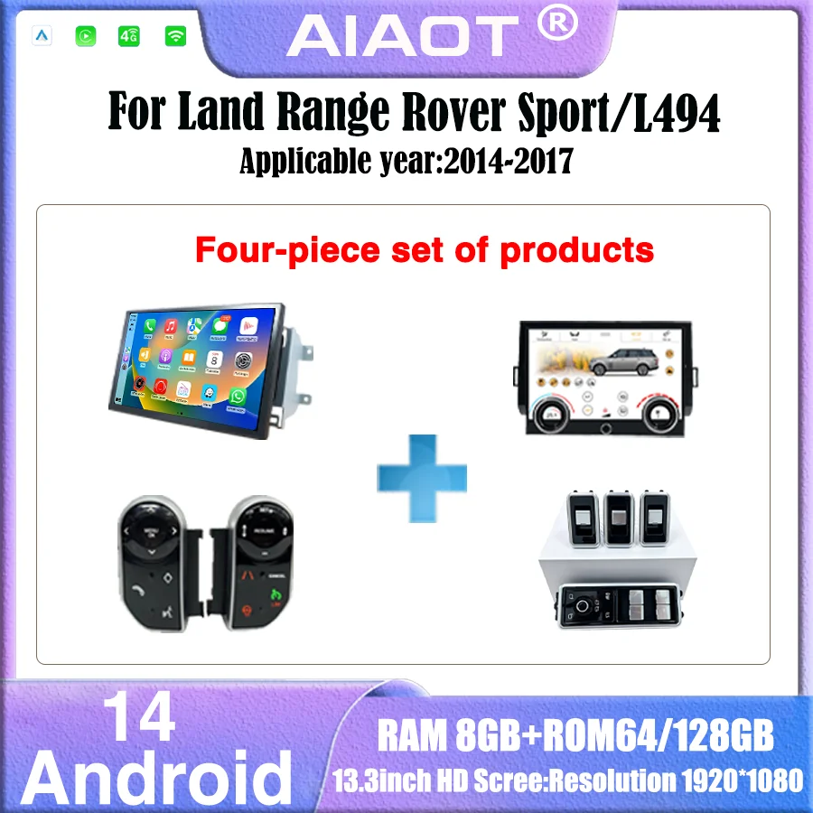 Khadas Vim4 8Gb - Lecteur multimédia Android 14 Carplay 13,3