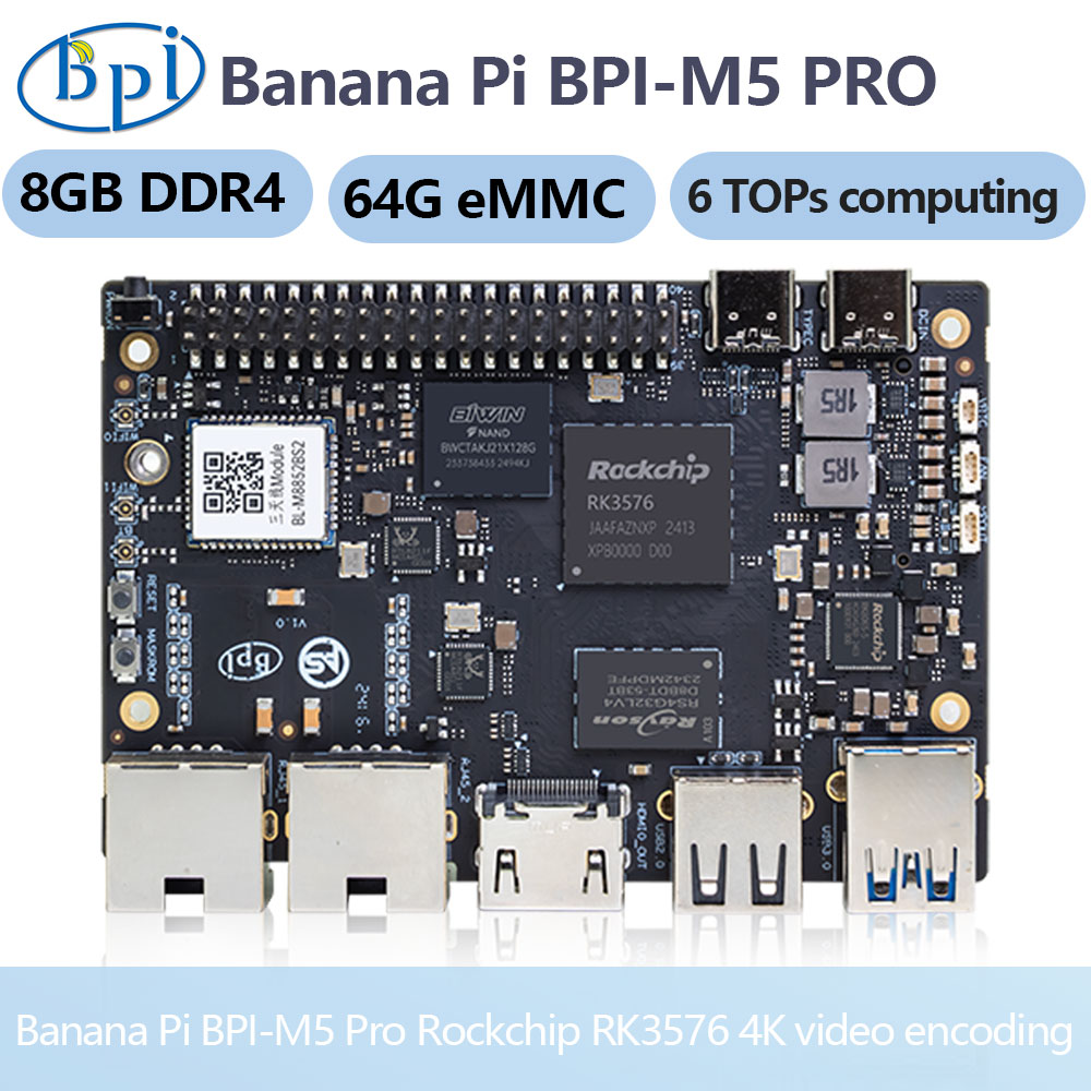 Banana Pi Bpi-m5 Pro Rockchip  - Banana Pi Bpi-M5 avis et prix